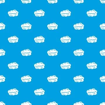 Technology cloud pattern vector seamless blue 스톡 일러스트