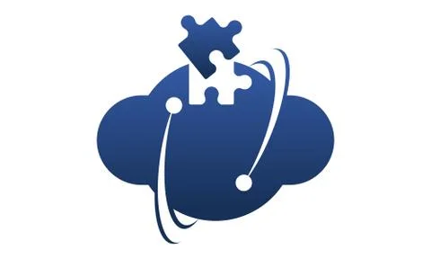 Technology Cloud Template Stockillustratie