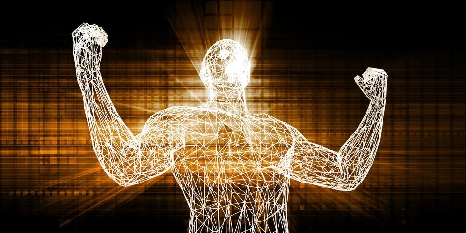 Technology Collaboration Stock Illustration