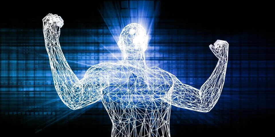 Technology Collaboration Stock Illustration