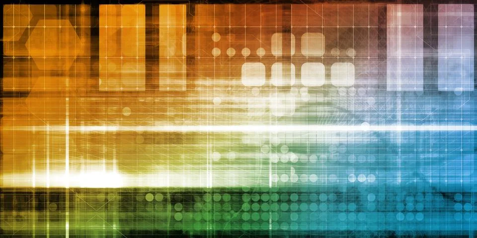 Technology Communications Illustrazione stock