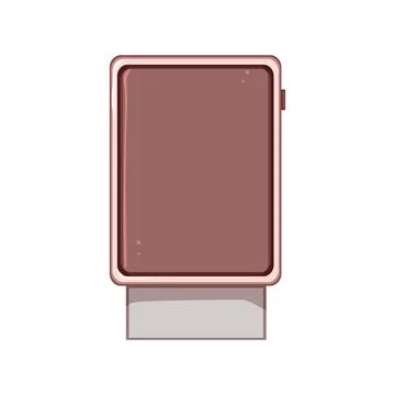 Technology compact photo printer cartoon vector illustration Stock Illustration