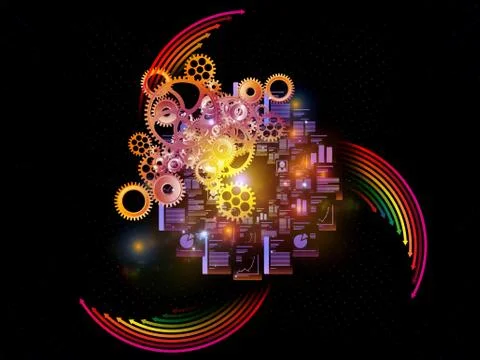 Technology Composition Illustrazione stock