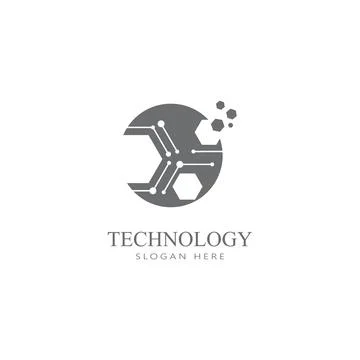 Technology, computer, data and innovation Stock Illustration