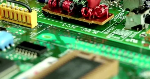 Technology computer digital macro communication closeup electronics science Vídeos de archivo 336585374