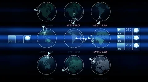 Technology Computer Interface Display  30fps Stock Footage 37648262