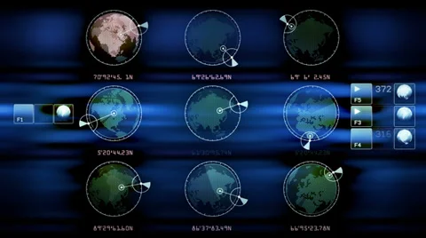 Technology Computer Interface Display  4k 30fps Video stock 37665920