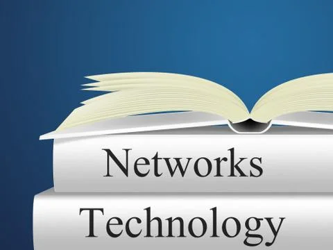 Technology computer showing lan network and www Stock Illustration