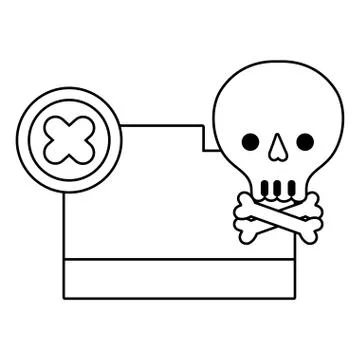 Technology computing cartoon Stock Illustration