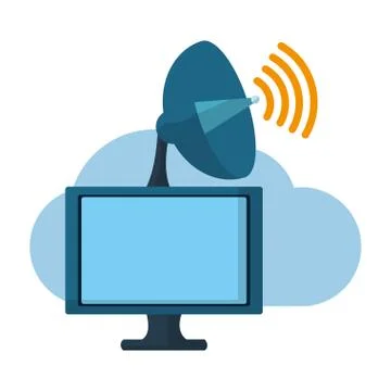 Technology computing cartoon 스톡 일러스트