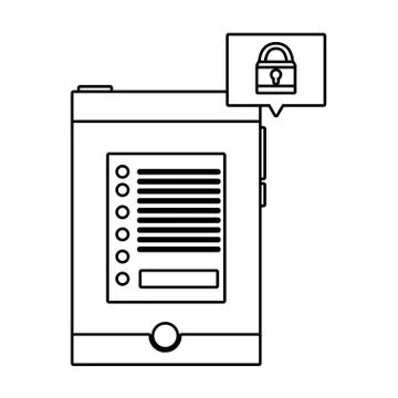 Technology computing cartoon Stockillustratie