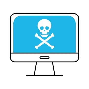 Technology computing cartoon イラスト素材