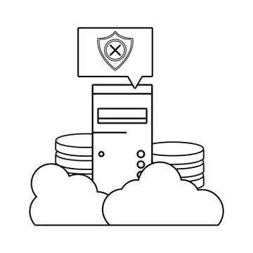 Technology computing cartoon 스톡 일러스트