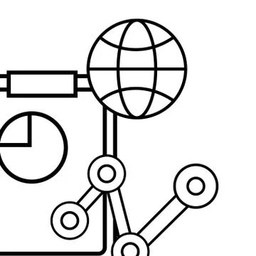 Technology computing cartoon 스톡 일러스트