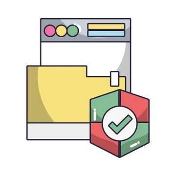 Technology computing cartoon Stock Illustration