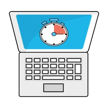 Technology computing cartoon Stockillustratie