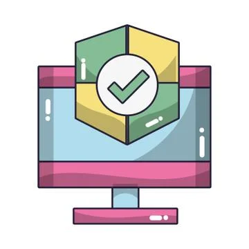 Technology computing cartoon Ilustración de archivo