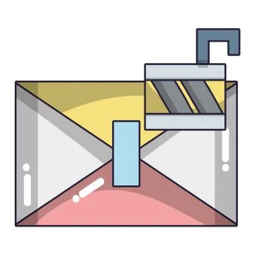 Technology computing cartoon Stock Illustration