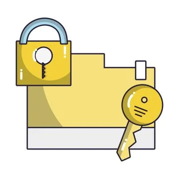 Technology computing cartoon Stock Illustration