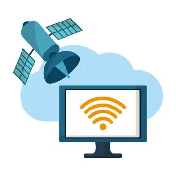 Technology computing cartoon Stock Illustration
