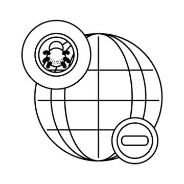 Technology computing cartoon 스톡 일러스트