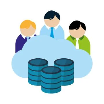Technology computing cartoon 스톡 일러스트