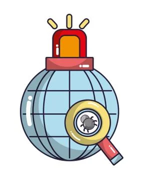 Technology computing cartoon 스톡 일러스트