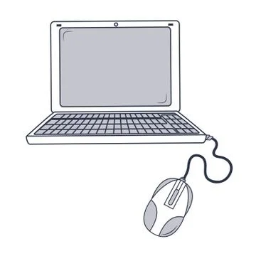 Technology computing cartoon 스톡 일러스트