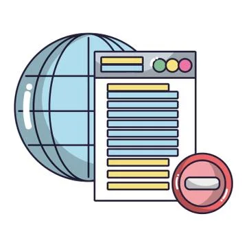 Technology computing cartoon 스톡 일러스트