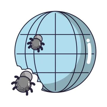 Technology computing cartoon イラスト素材