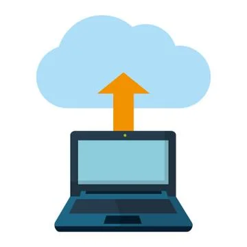 Technology computing cartoon 스톡 일러스트