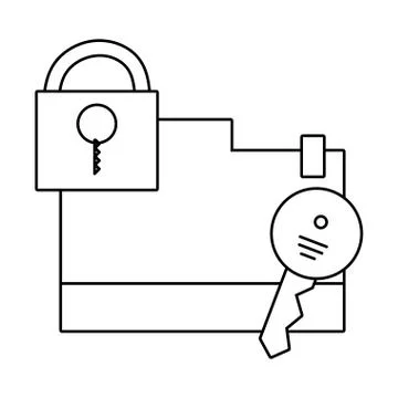 Technology computing cartoon Ilustración de archivo