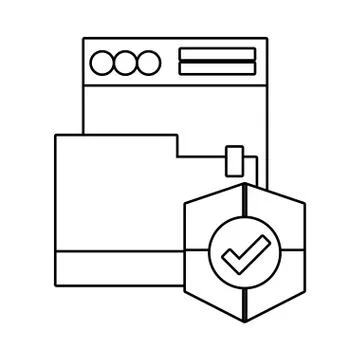 Technology computing cartoon Stock Illustration