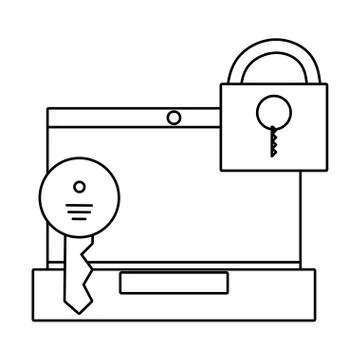 Technology computing cartoon イラスト素材