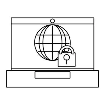 Technology computing cartoon 스톡 일러스트