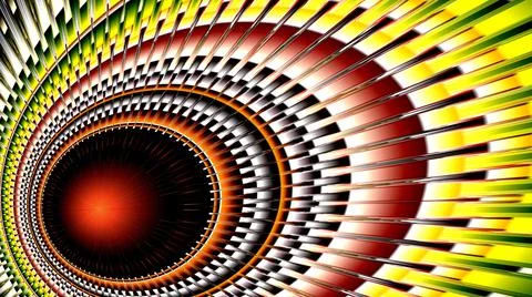 Technology concept. 3d Wallpaper for interior decoration. Design for T shirt. Stock Illustration