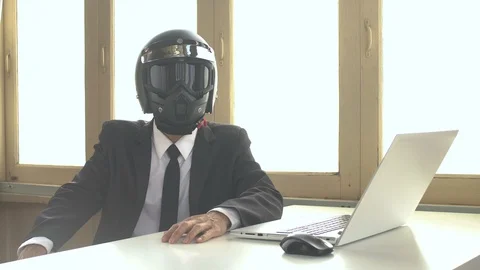 Technology Concept AI Artificial Intelligence or Robot Waiting Computer Loading Stock Footage 106182759