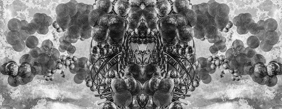 Technology concept background ready for presentation. 3D rendering of futuristic Stock Illustration