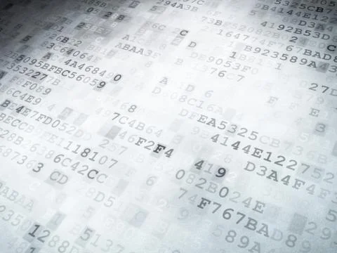 Technology concept: binary code digital background 스톡 일러스트