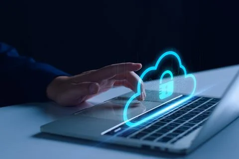 Technology Concept of cybersecurity, information security and encryption, sec Stock Photos