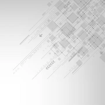 Technology in the concept of digital. Stock Illustration