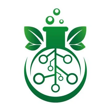 Technology Concept Flat Vector Style Illustration Featuring Research Design Elem Stock Illustration