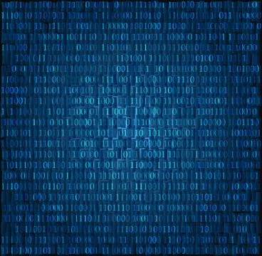 Technology concept hex code digital background Stockillustratie