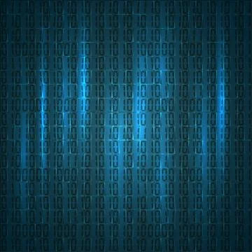 Technology concept: hex-code digital background イラスト素材