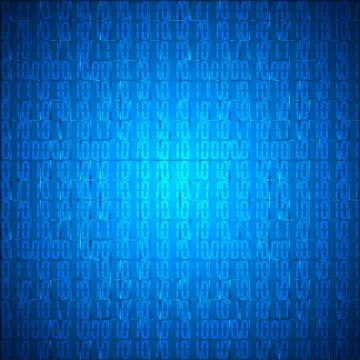 Technology concept hex code digital background Illustrazione stock