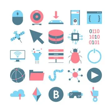 Technology concept. Innovation and progress, automation, future Stock Illustration