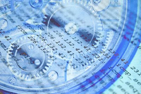 Technology concept Stockfoto's