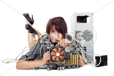 Technology confusion Stock Photos