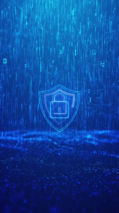 Technology connection futuristic digital light Cyber tech network data analysis Stock Footage 313698938