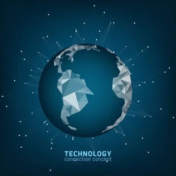 Technology connection Stock Illustration